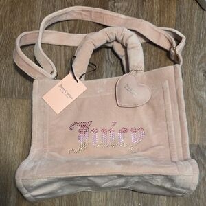 Juicy Couture Blush Velvet Tote